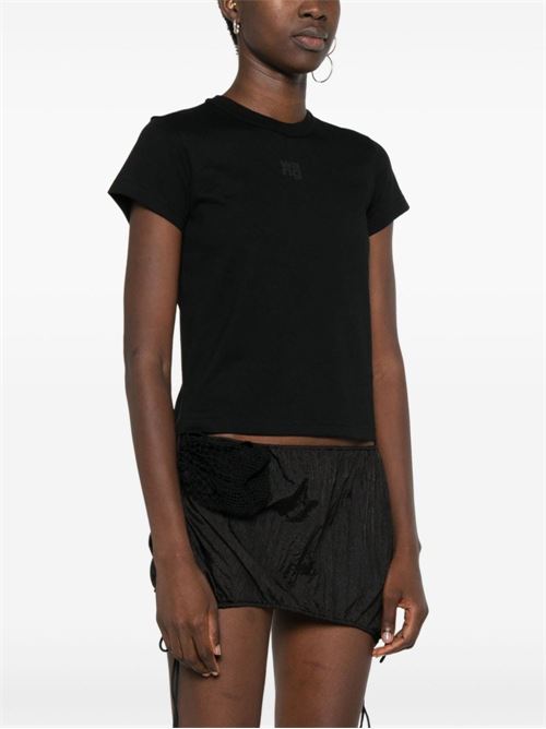 T-shirt in cotone con logo ALEXANDER WANG | 4CC3241521001